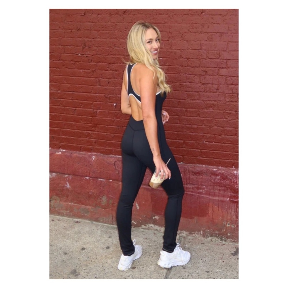 New! BOOTAYBAG Cut-Out Ellyette Jumpsuit in Black - Picture 5 of 13